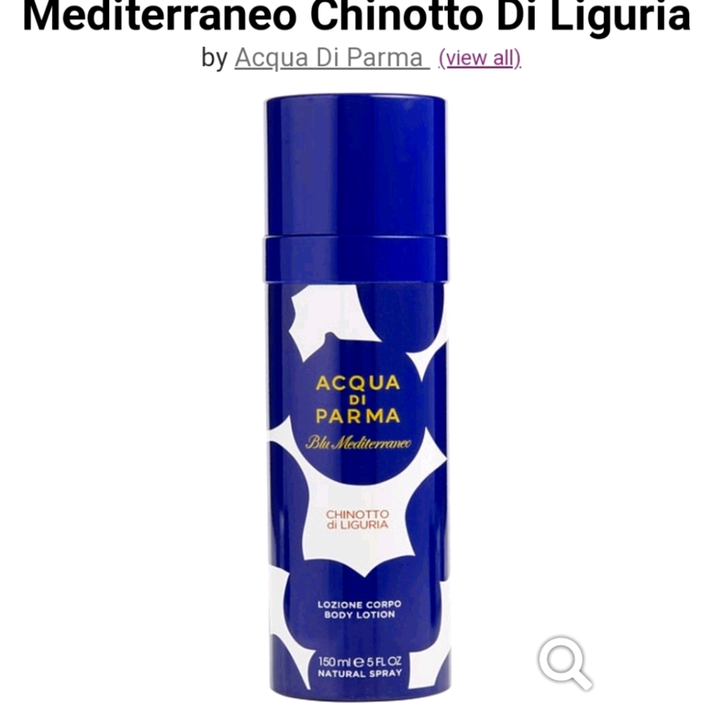 Aqua di parma Mediterrano blu fragrance